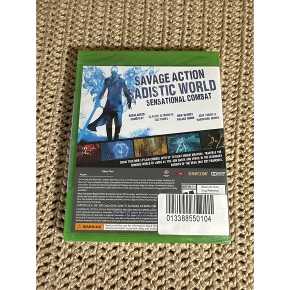 DmC: Devil May Cry: Definitive Edition Xbox One Video Game By Capcom Sealed - Picture 2 of 2